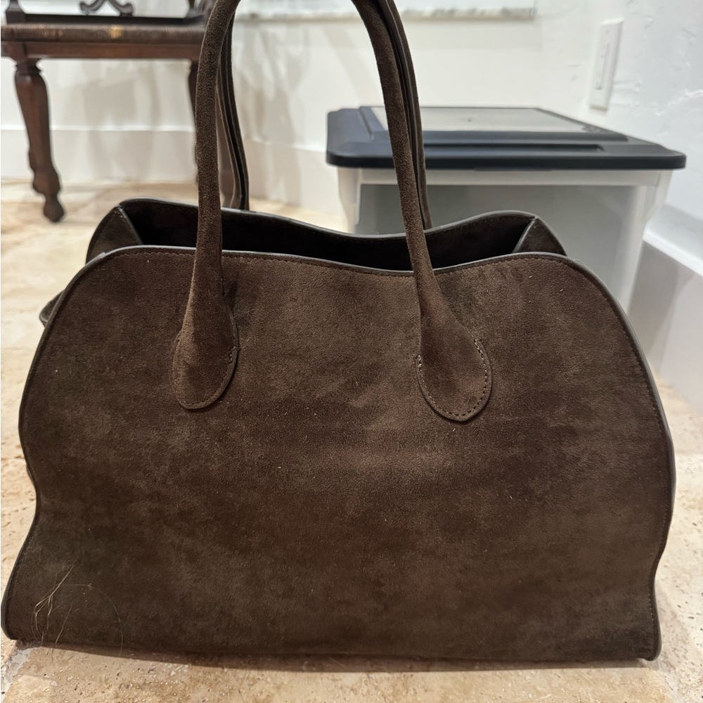 OAK + FORT Suede Tote Bag - Picture 5 of 9